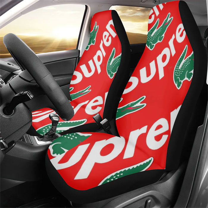 Supreme X Lacoste Rear Car Seat Covers
