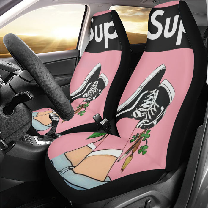 Supreme X Vans Retro Rear Car Seat Covers