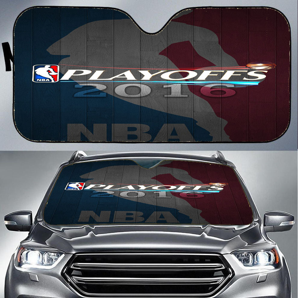 2016 Nba Playoffs Logo Car Auto Sun Shade Windshield Cover