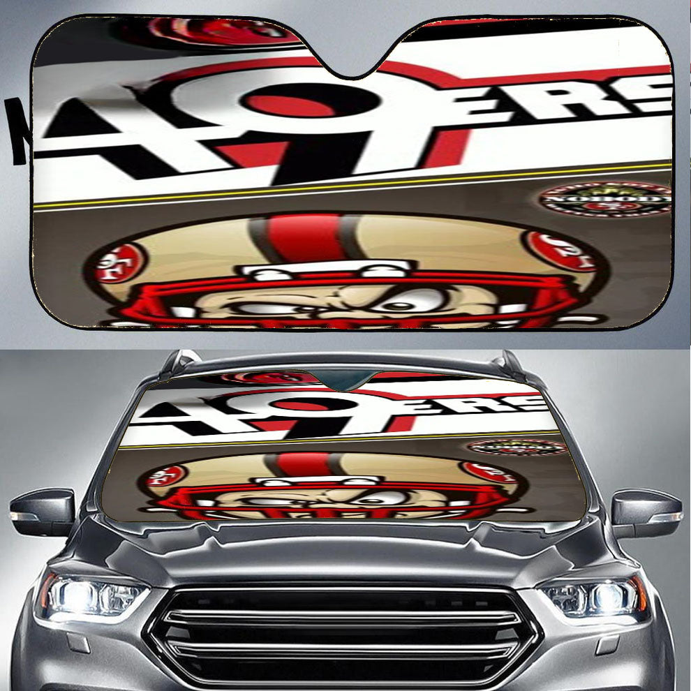 49Ers Car Auto Sun Shade Windshield Cover