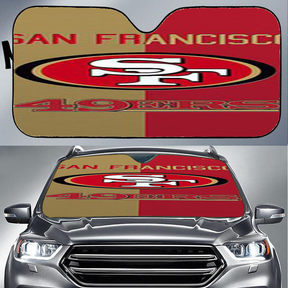49Ers San Francisco Car Auto Sun Shade Windshield Cover