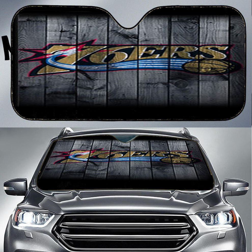 76Ers Car Auto Sun Shade Windshield Cover