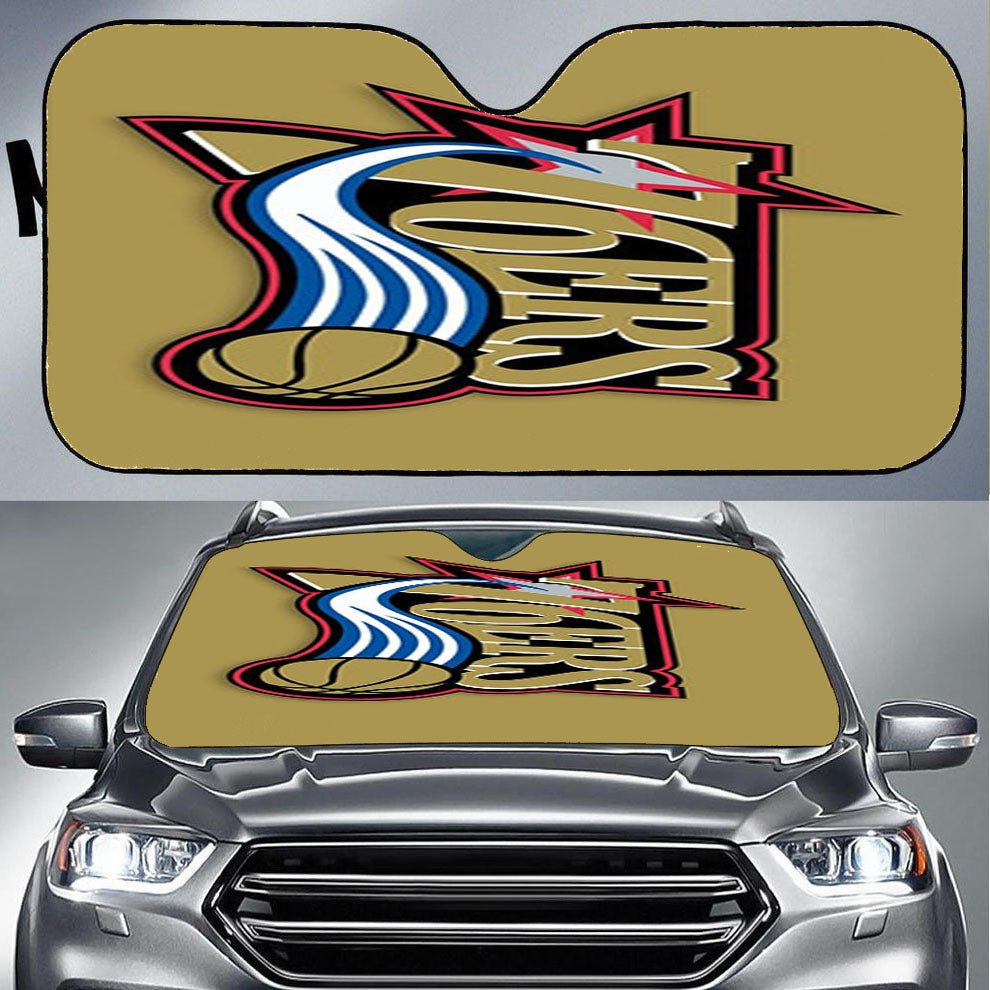 76Ers Logo Car Auto Sun Shade Windshield Cover