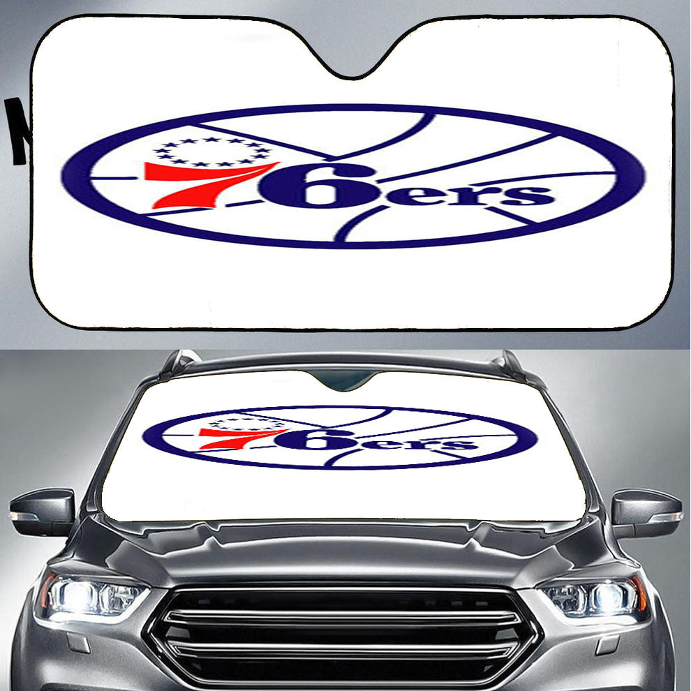76Ers Old Logo Car Auto Sun Shade Windshield Cover