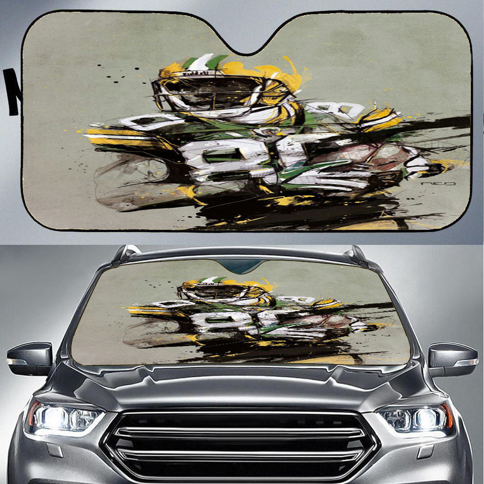 80 Nfl Football Car Auto Sun Shade Windshield Cover