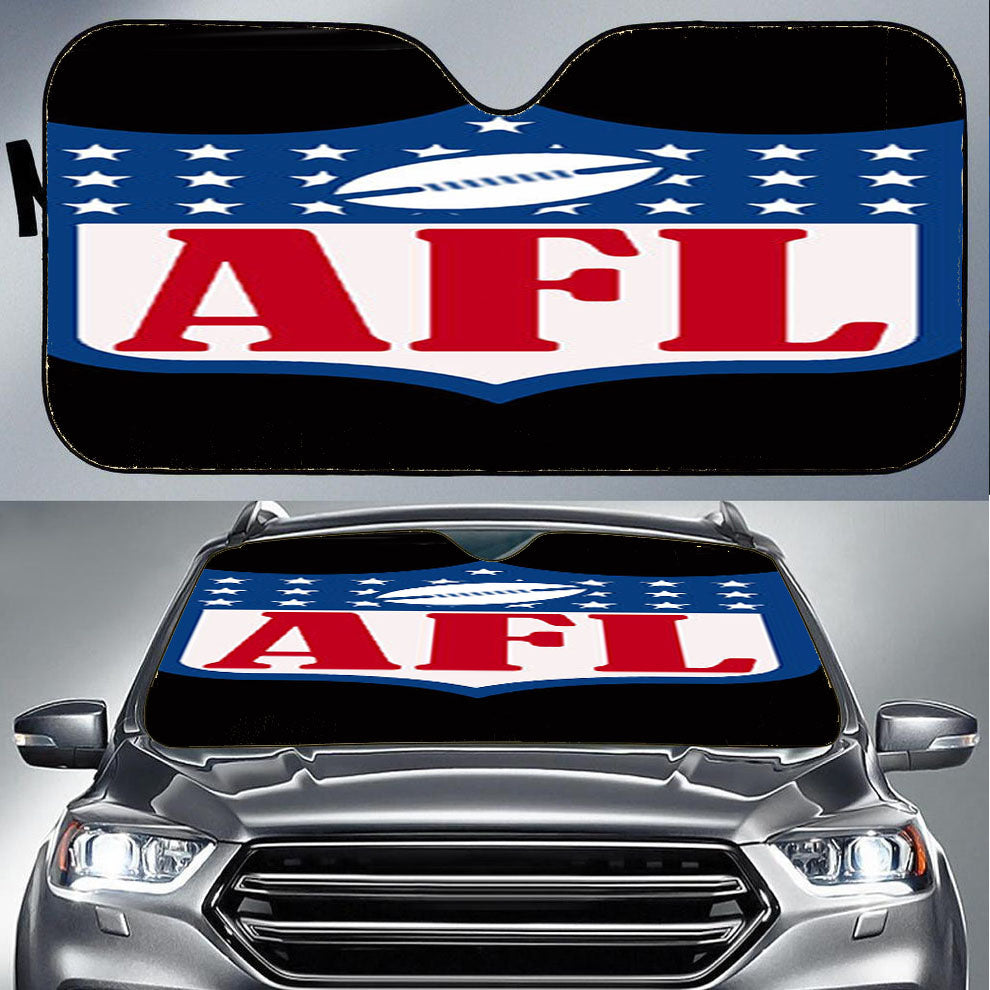 Afl Black Car Auto Sun Shade Windshield Cover