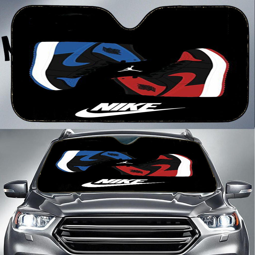 Air Jordan Nike Sneakers Car Auto Sun Shade Windshield Cover