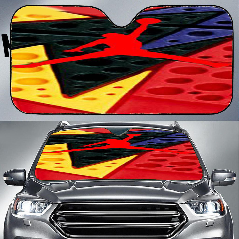 Air Jordan Retro 7 Raptors Car Auto Sun Shade Windshield Cover