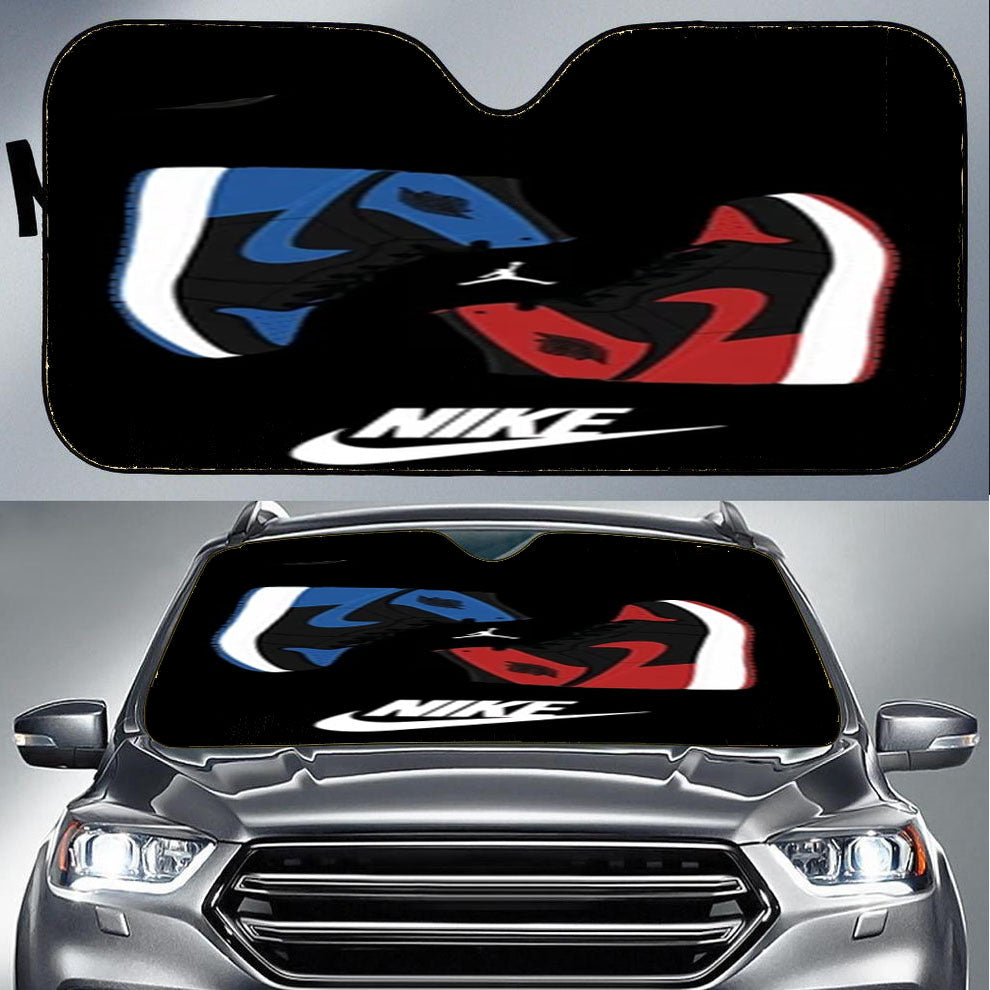 Air Jordan Sneakers Car Auto Sun Shade Windshield Cover