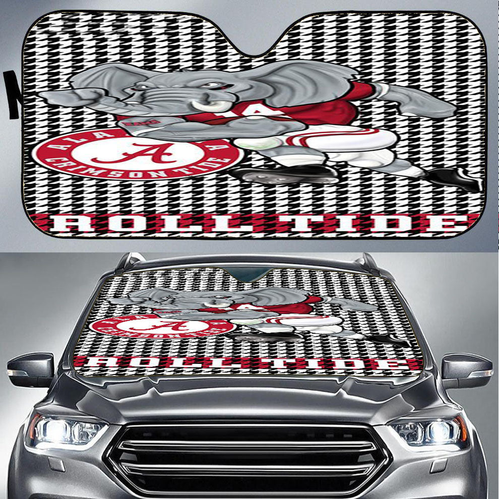 Alabama Crimson Roll Tide 2 Car Auto Sun Shade Windshield Cover