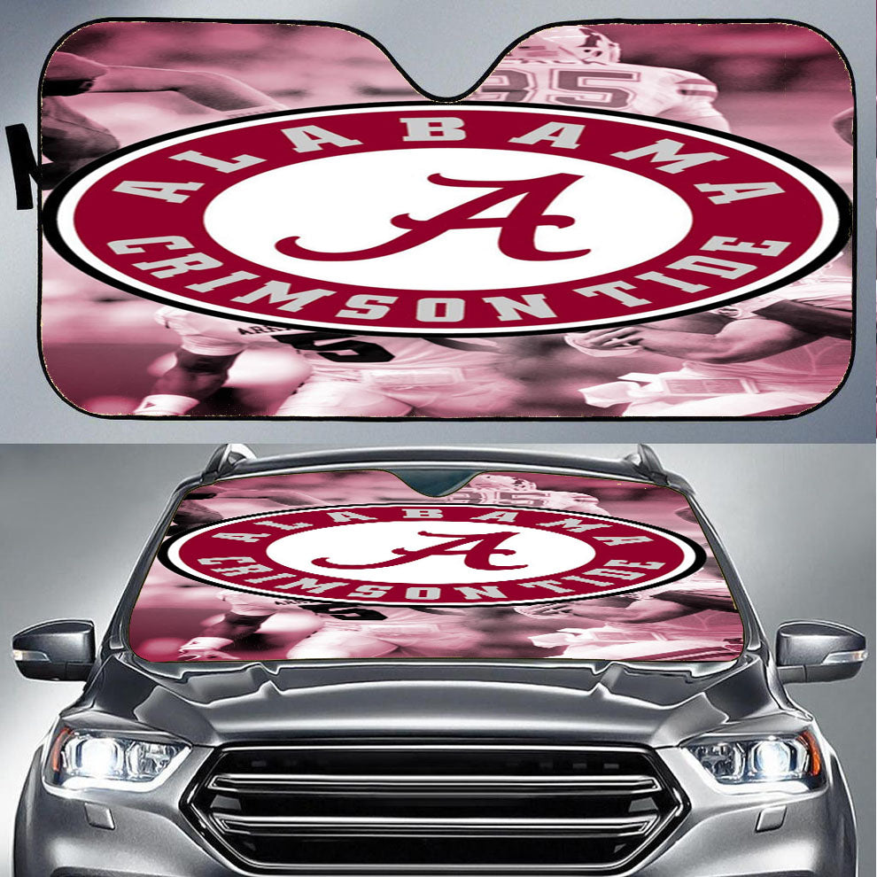 Alabama Crimson Tide Car Auto Sun Shade Windshield Cover