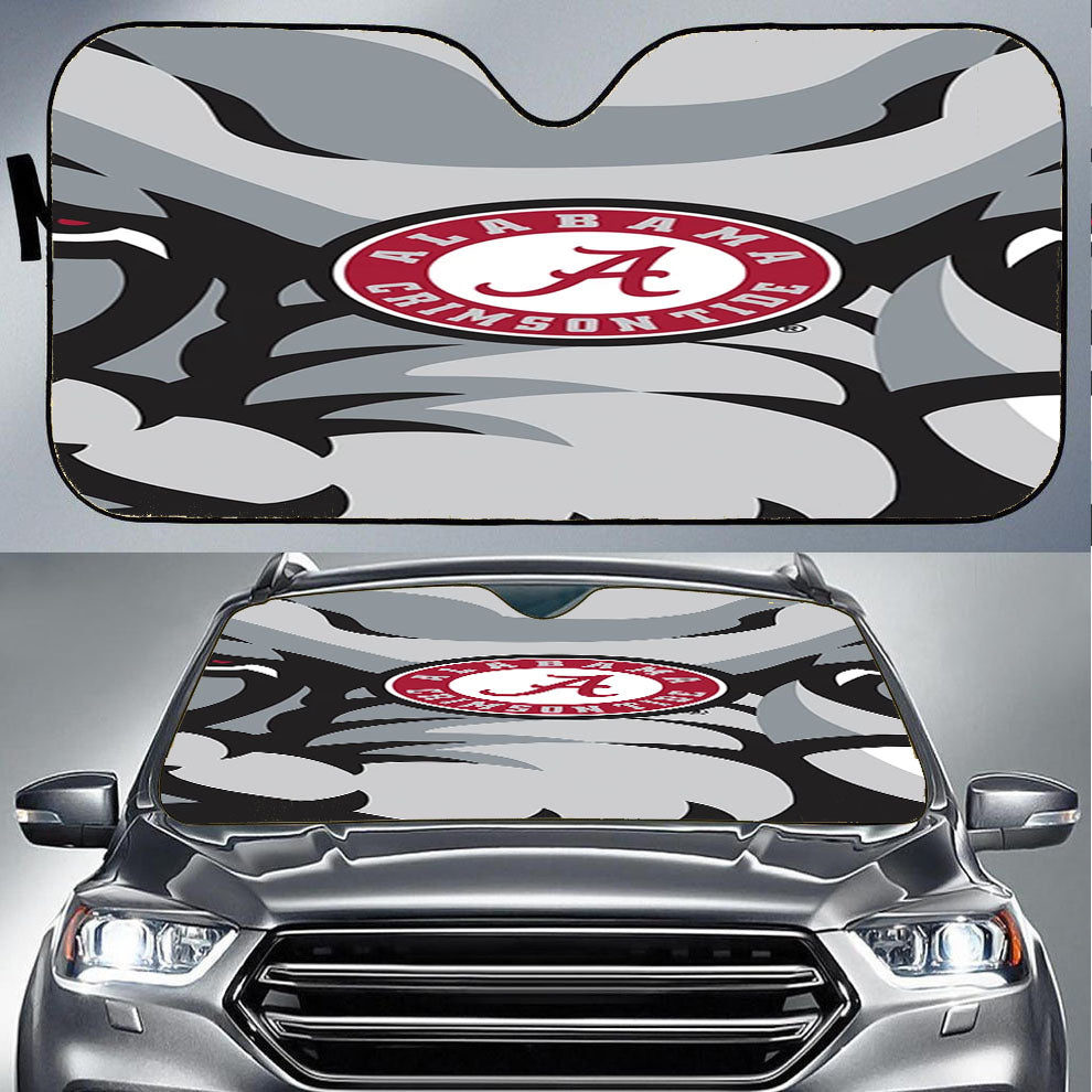 Alabama Crimson Tide Crimson Elephant Car Auto Sun Shade Windshield Cover