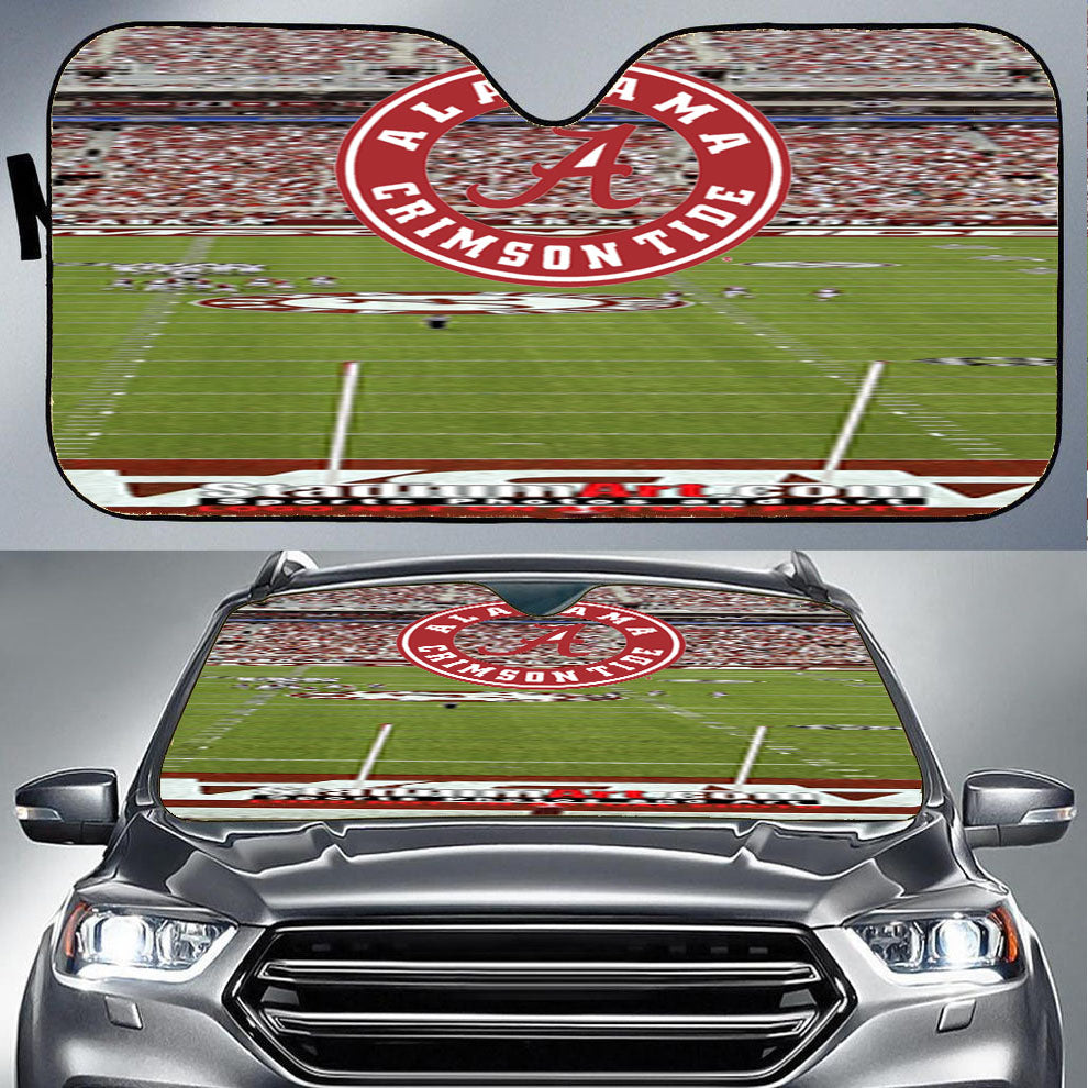 Alabama Crimson Tide Home Car Auto Sun Shade Windshield Cover
