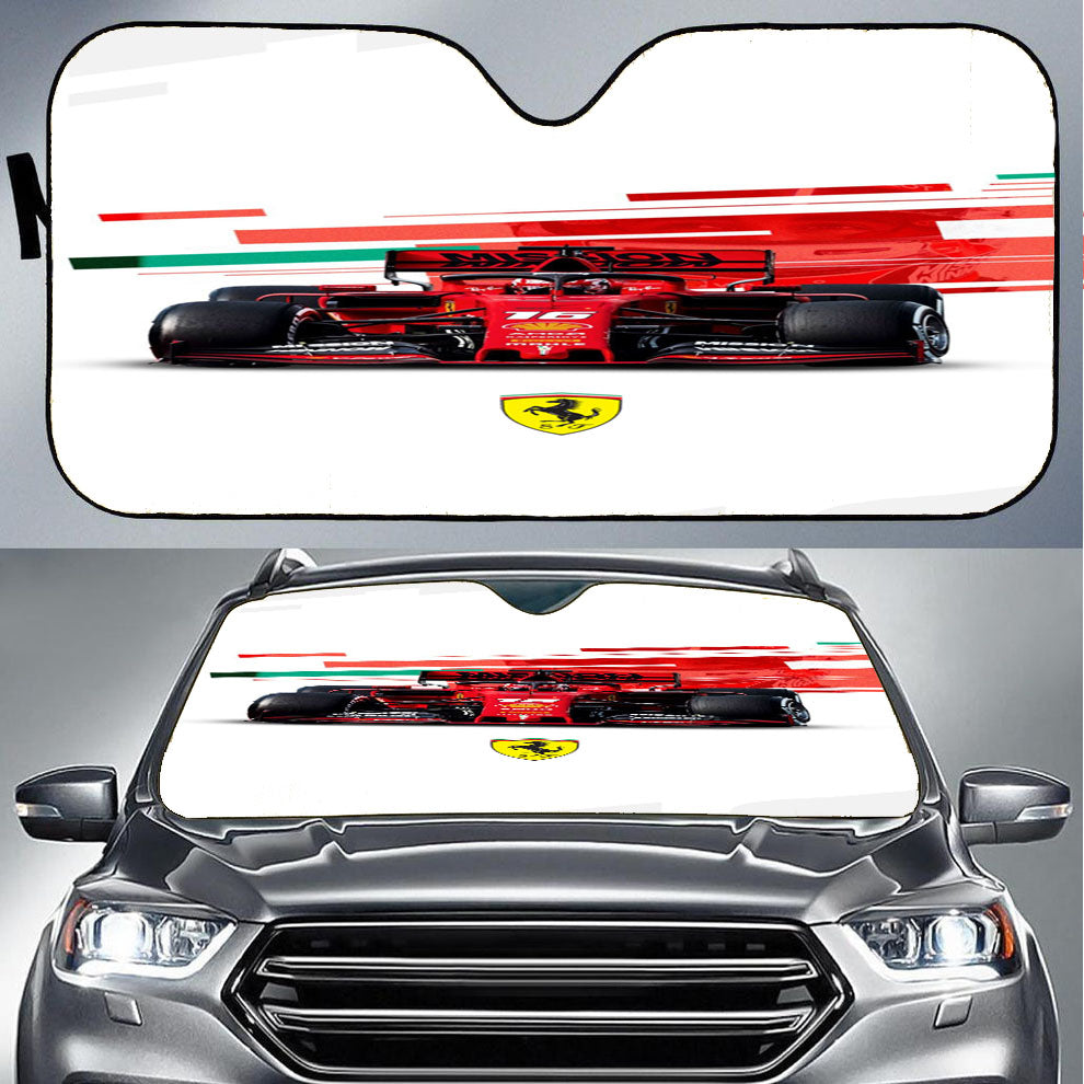 Ferrari Formula One Car Auto Sun Shade Windshield Cover