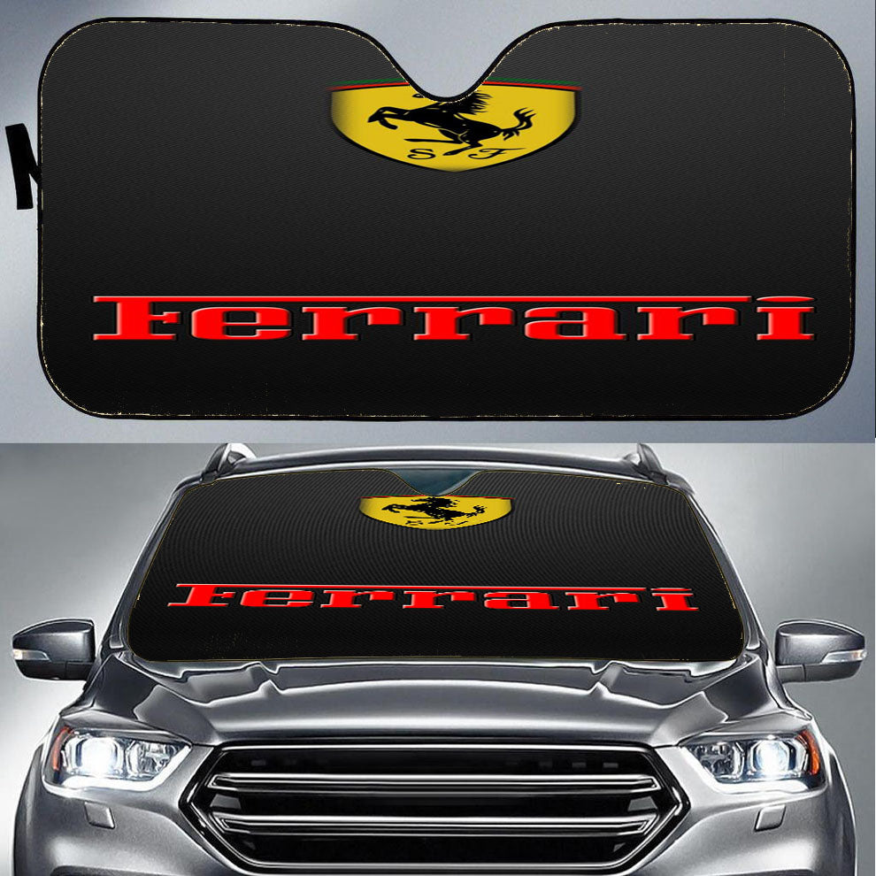 Ferrari Gray P Car Auto Sun Shade Windshield Cover