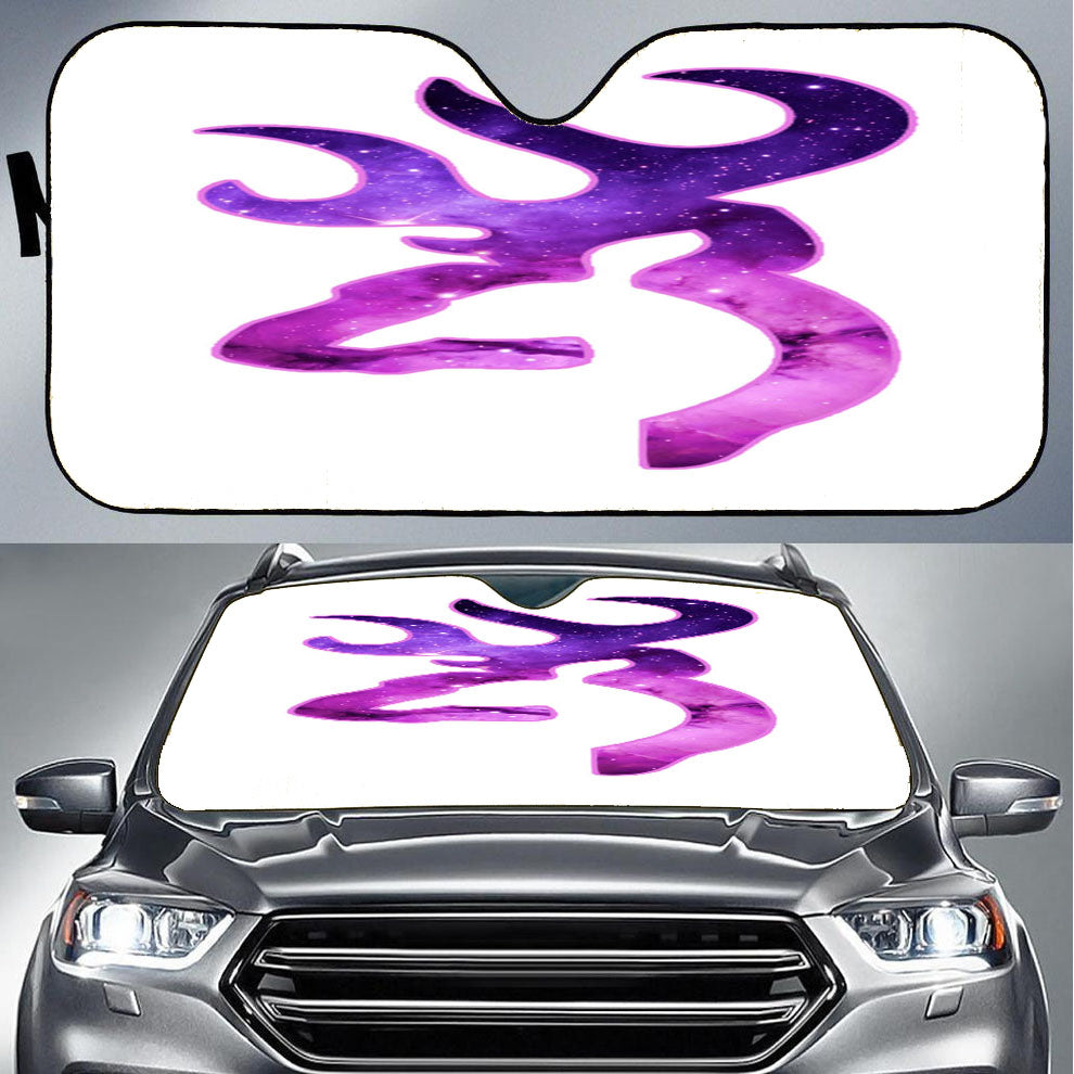 Love Browning Deer Camo Boy 2 Car Auto Sun Shade Windshield Cover