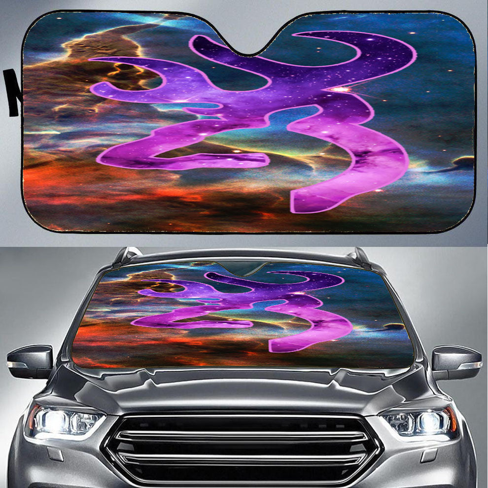 Love Browning Deer Camo Boy 3 Car Auto Sun Shade Windshield Cover