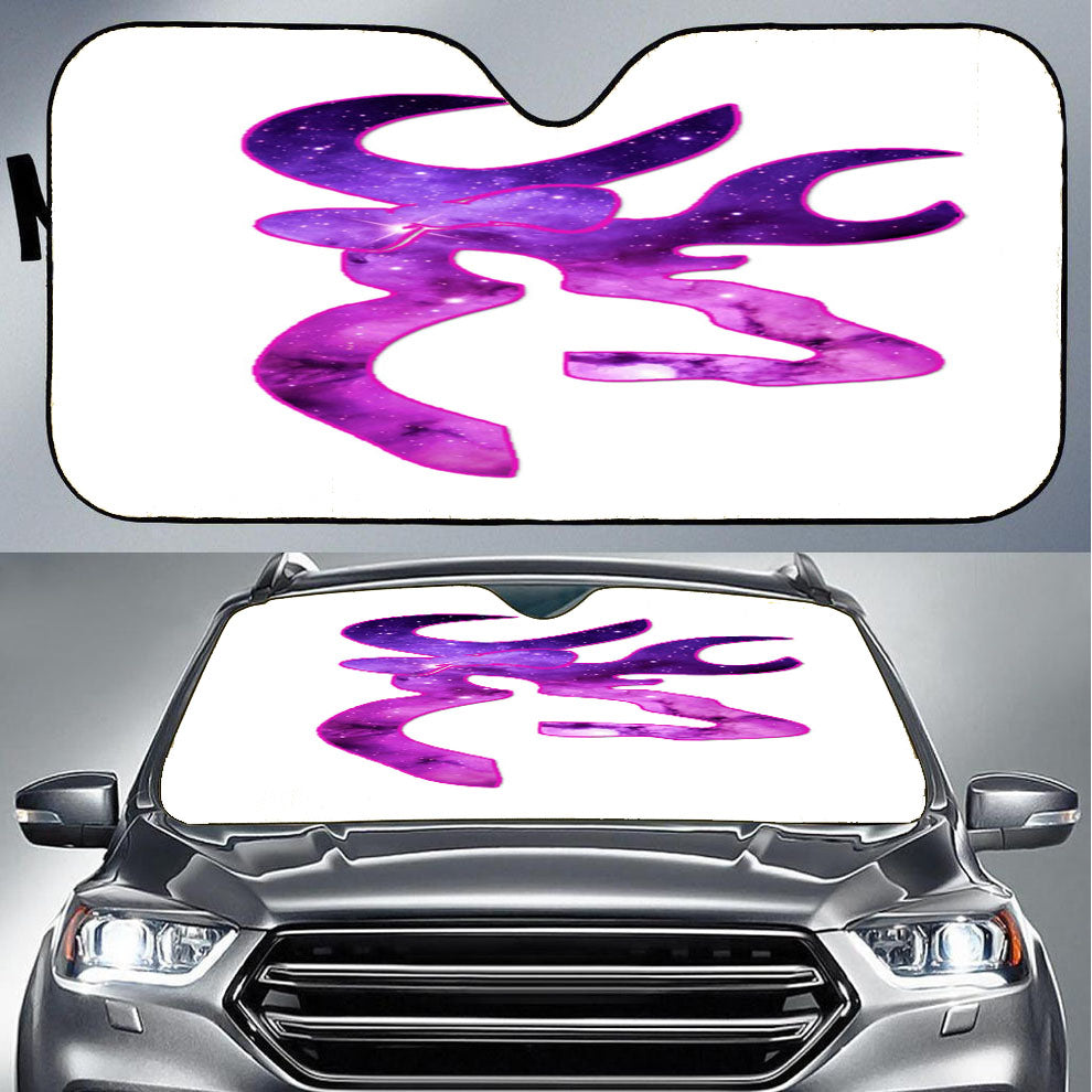Love Browning Deer Camo Girl 3 Car Auto Sun Shade Windshield Cover
