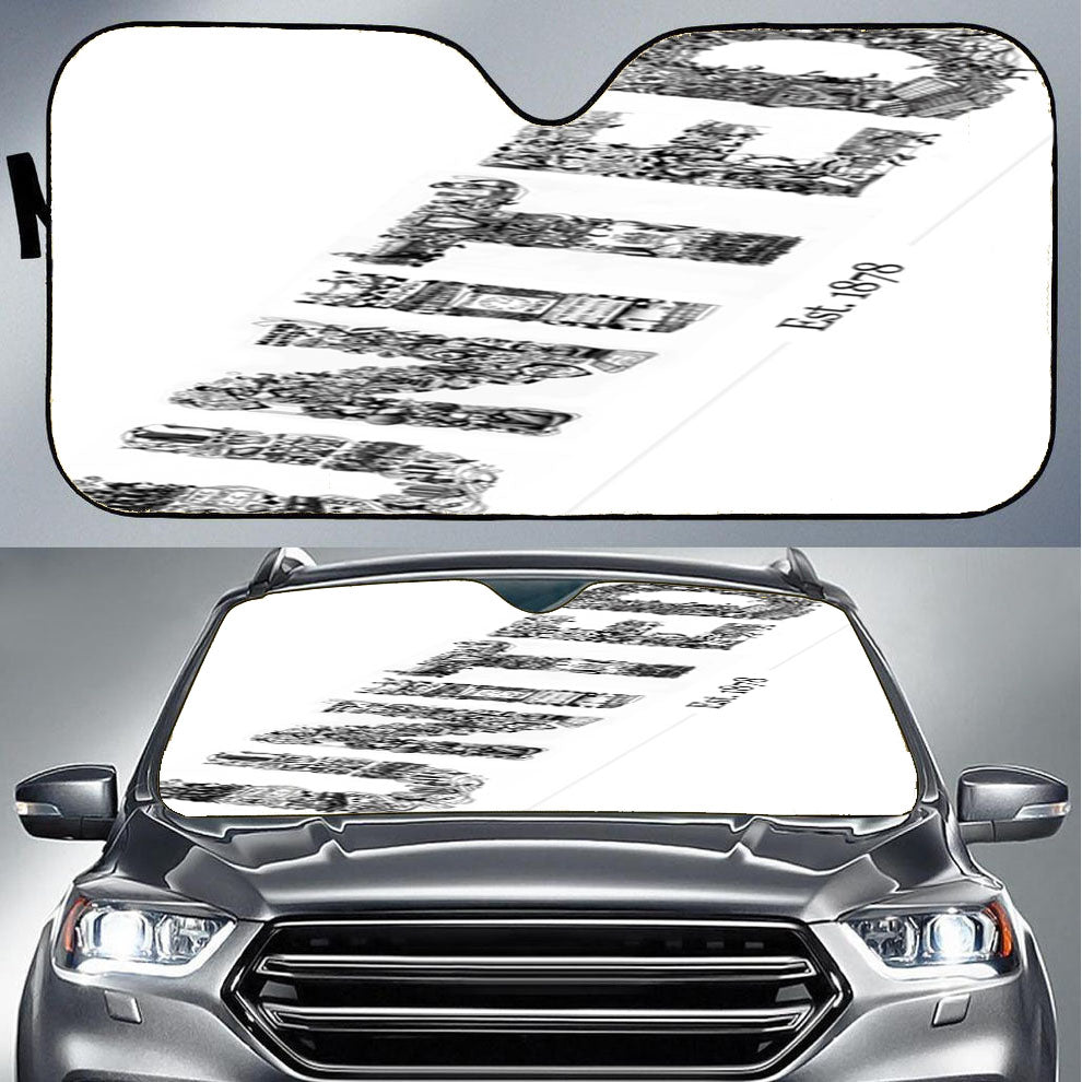 Manchester United Art Car Auto Sun Shade Windshield Cover