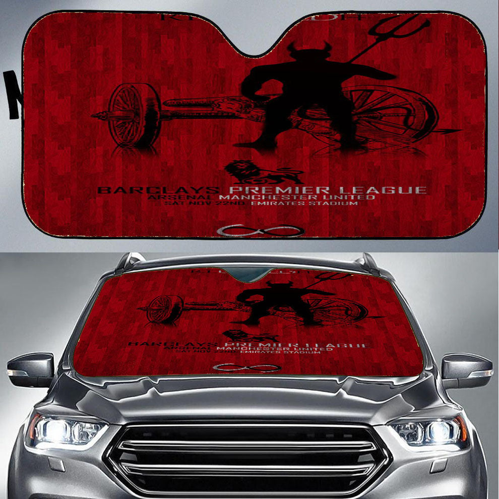 Manchester United Blp Car Auto Sun Shade Windshield Cover