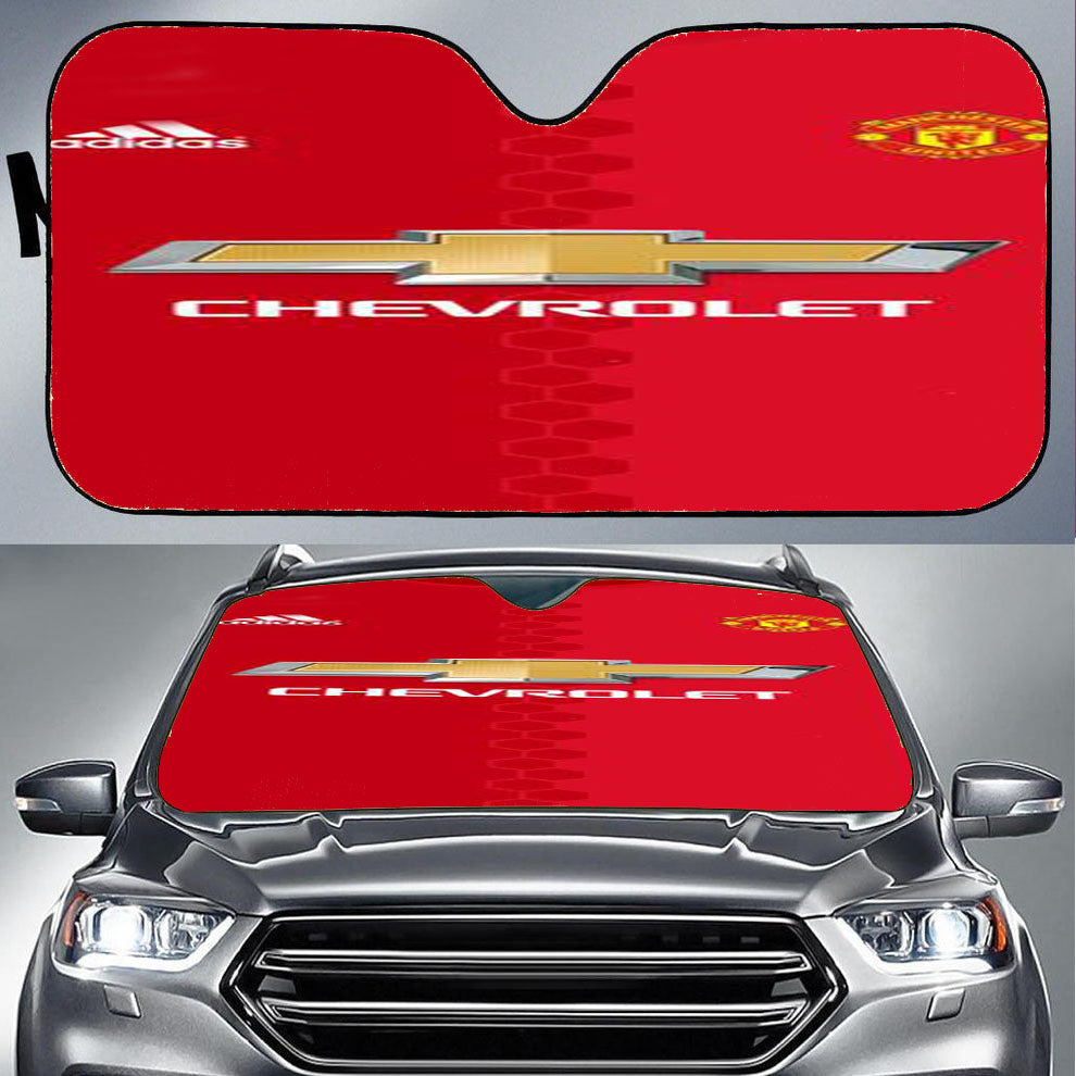 Manchester United Jersey Car Auto Sun Shade Windshield Cover