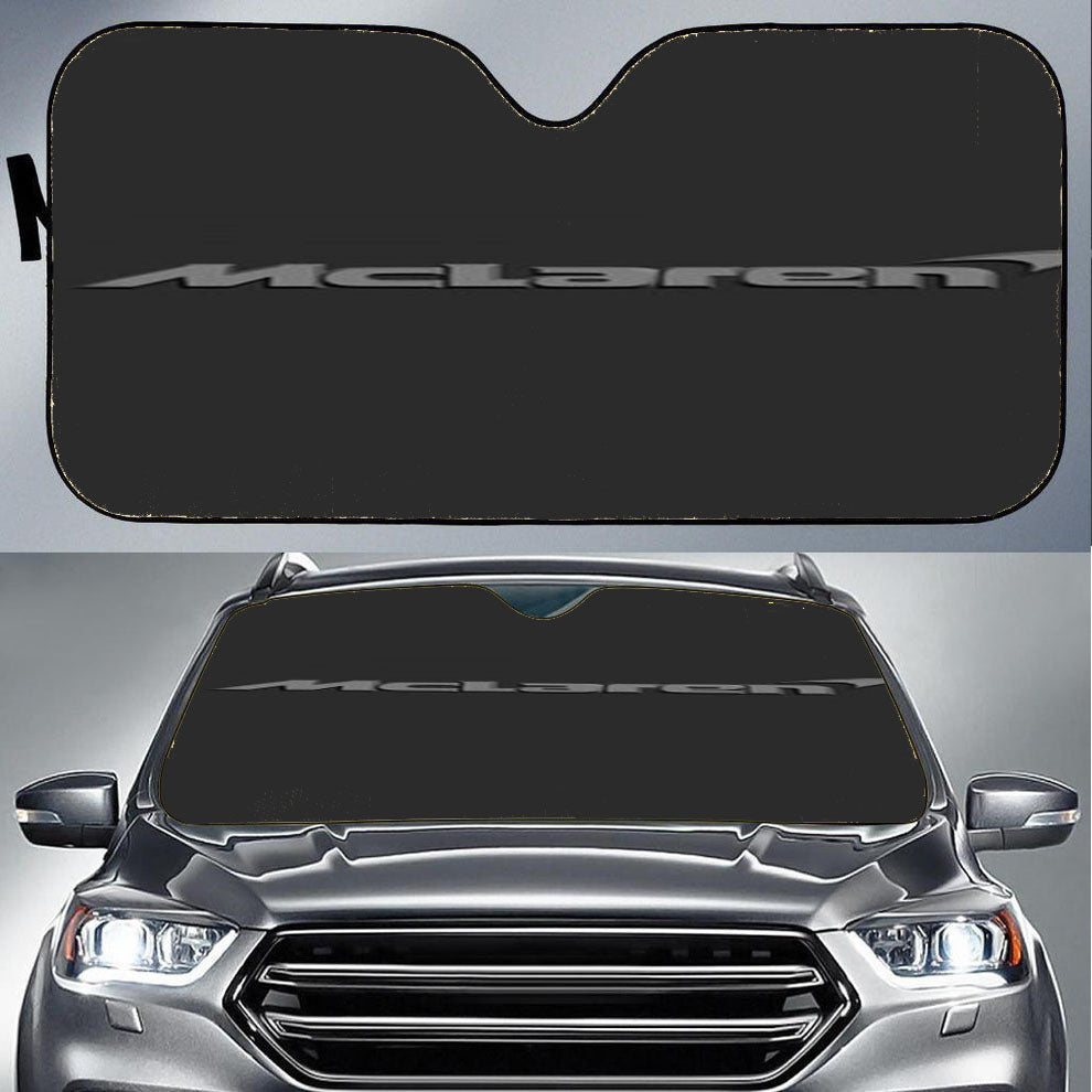 Mclaren Logo Grey Car Auto Sun Shade Windshield Cover