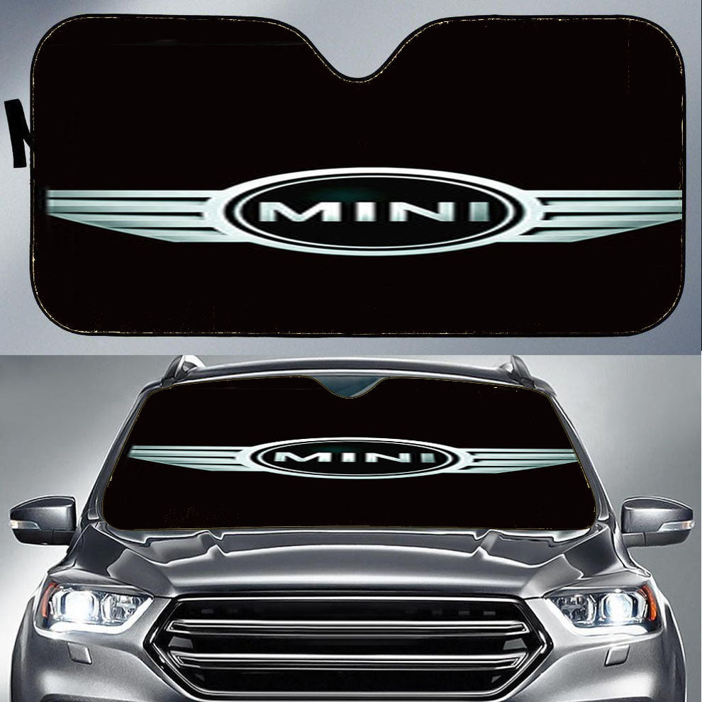 Mini Cooper Logo Black Car Auto Sun Shade Windshield Cover