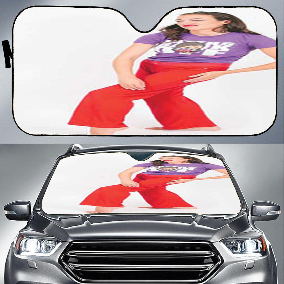 Miranda Sings Red Pants Car Auto Sun Shade Windshield Cover