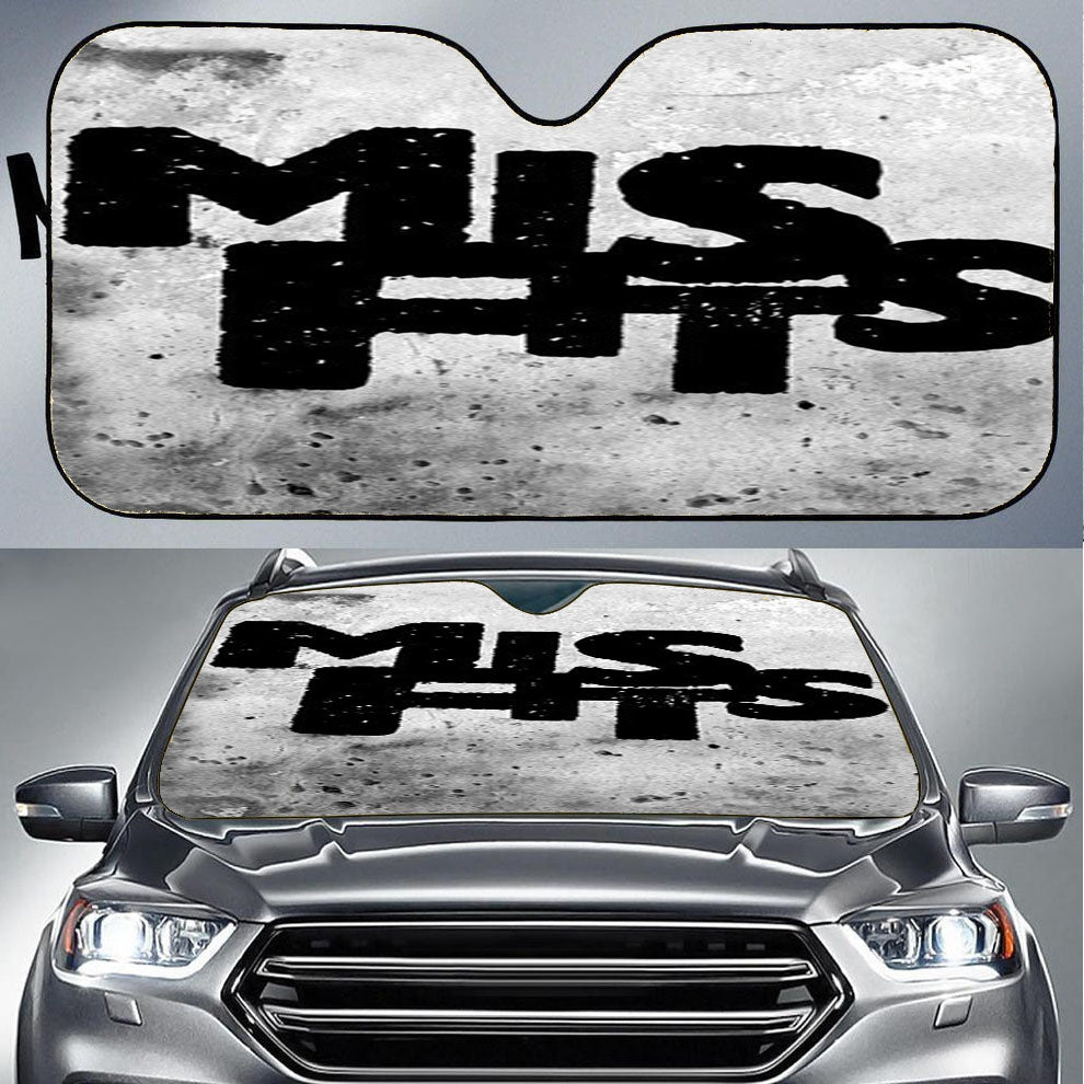 Misfits Alphabet Car Auto Sun Shade Windshield Cover
