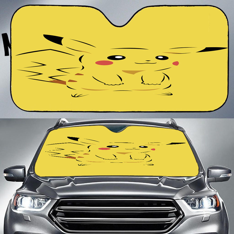 Pikachu Poke Car Auto Sun Shade Windshield Cover