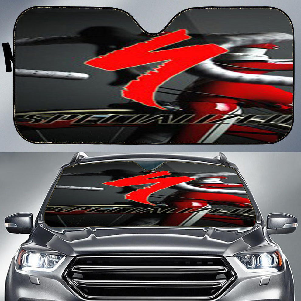 Specialized S Works Tarmac Sl3 Sport Bicycles Logo Car Auto Sun Shade Windshield Cover