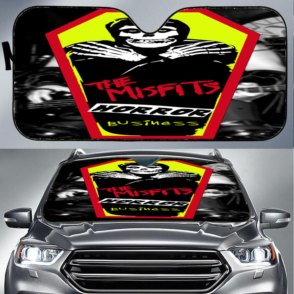 The Misfits Horror Business Car Auto Sun Shade Windshield Cover