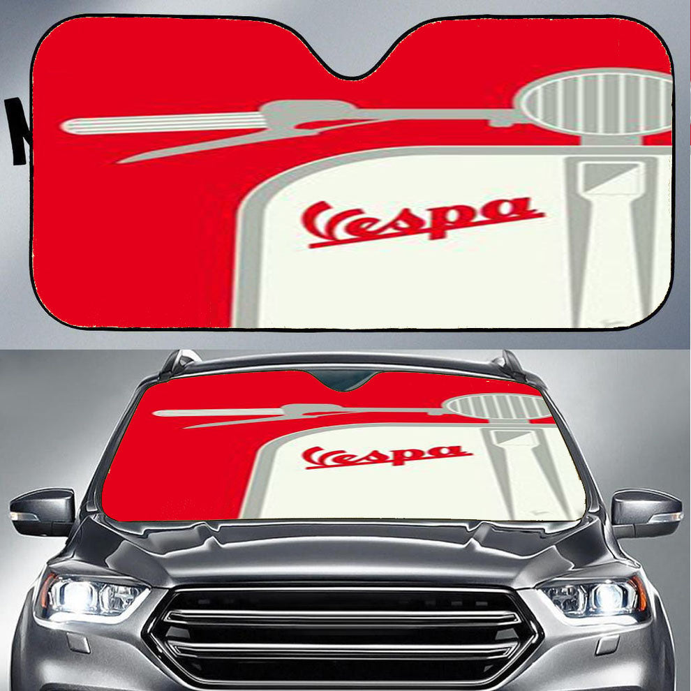 The Vespa Piaggio Car Auto Sun Shade Windshield Cover