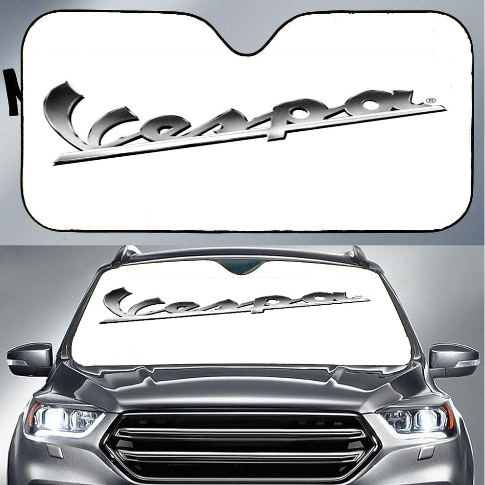 Vespa Logo'S Car Auto Sun Shade Windshield Cover