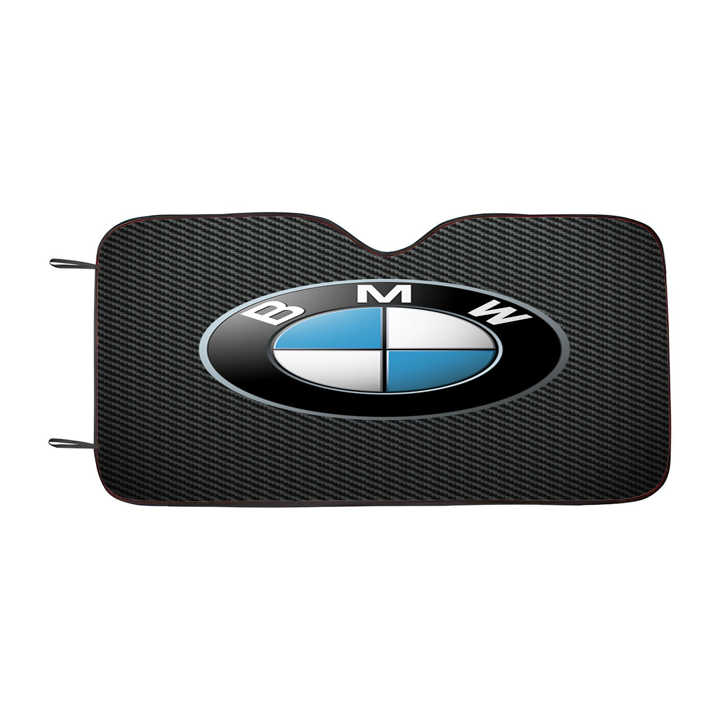 Bmw Logo Carbon Fiber Car Auto Sun Shade Windshield Cover
