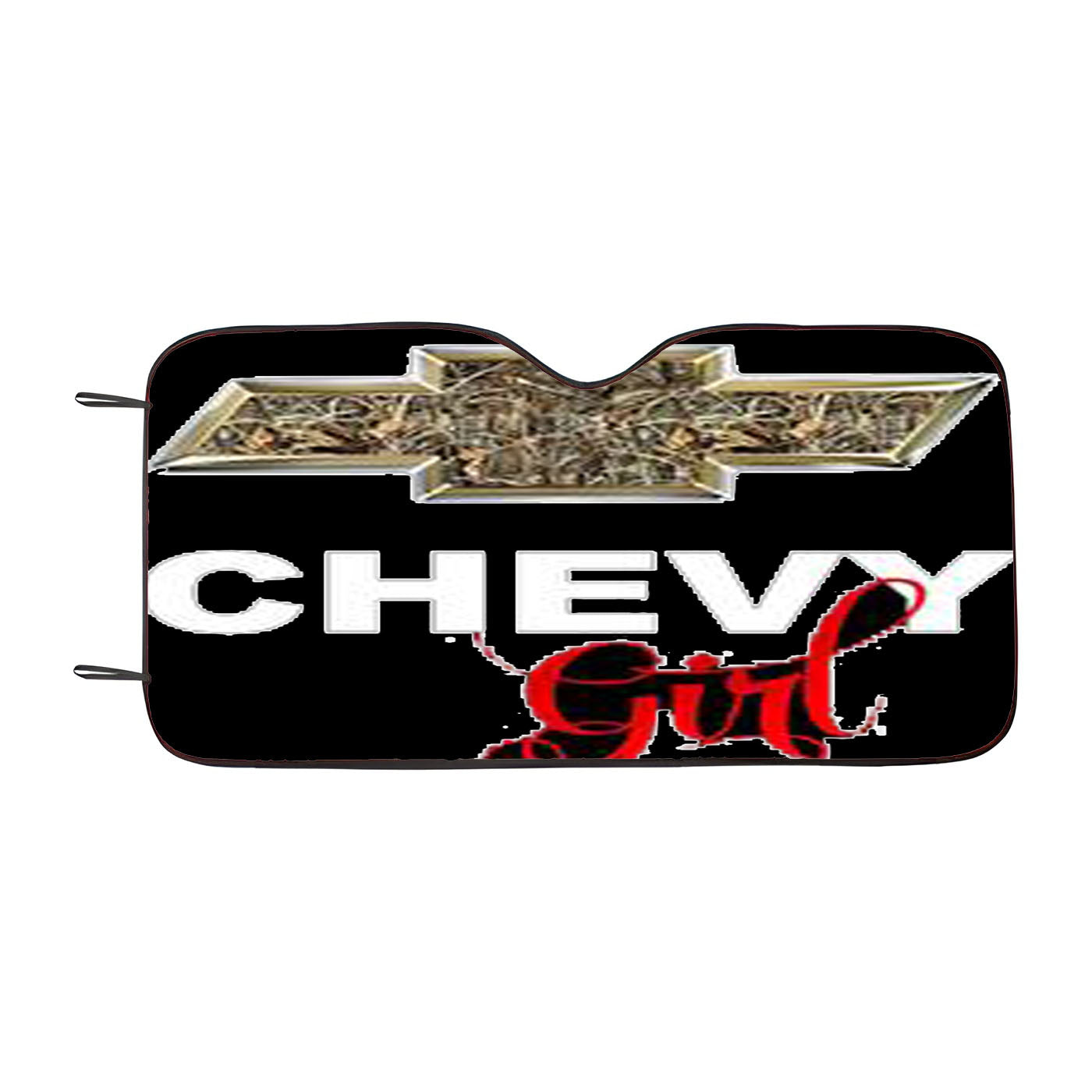Camo Chevy Girl Car Auto Sun Shade Windshield Cover