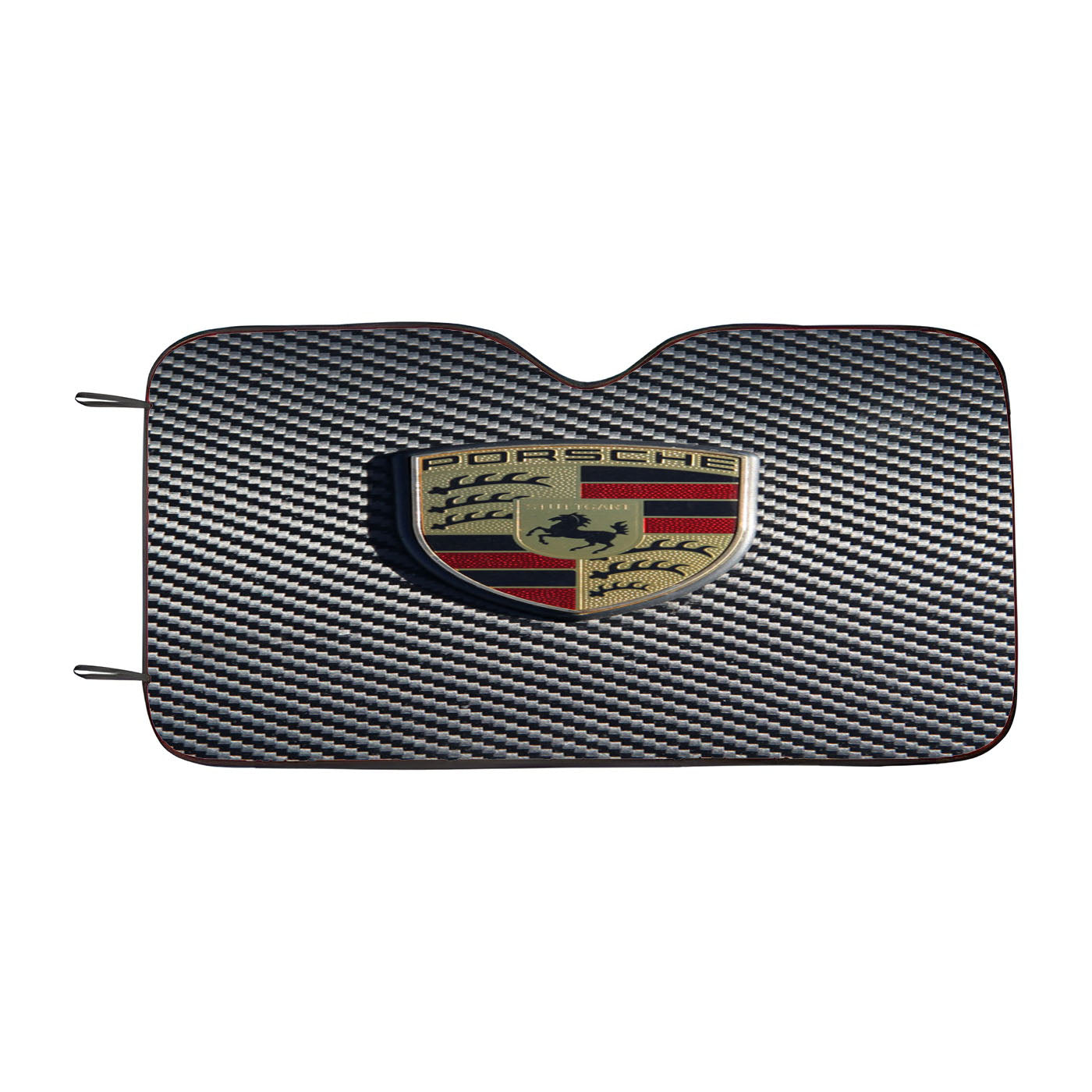 Carbon Porsche Car Auto Sun Shade Windshield Cover