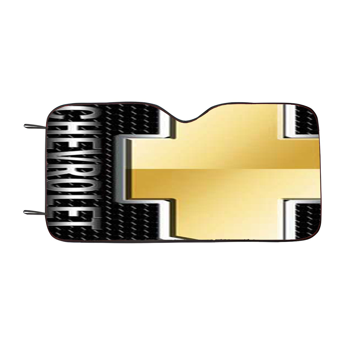 Chevrolet Logo On Mesh Car Auto Sun Shade Windshield Cover