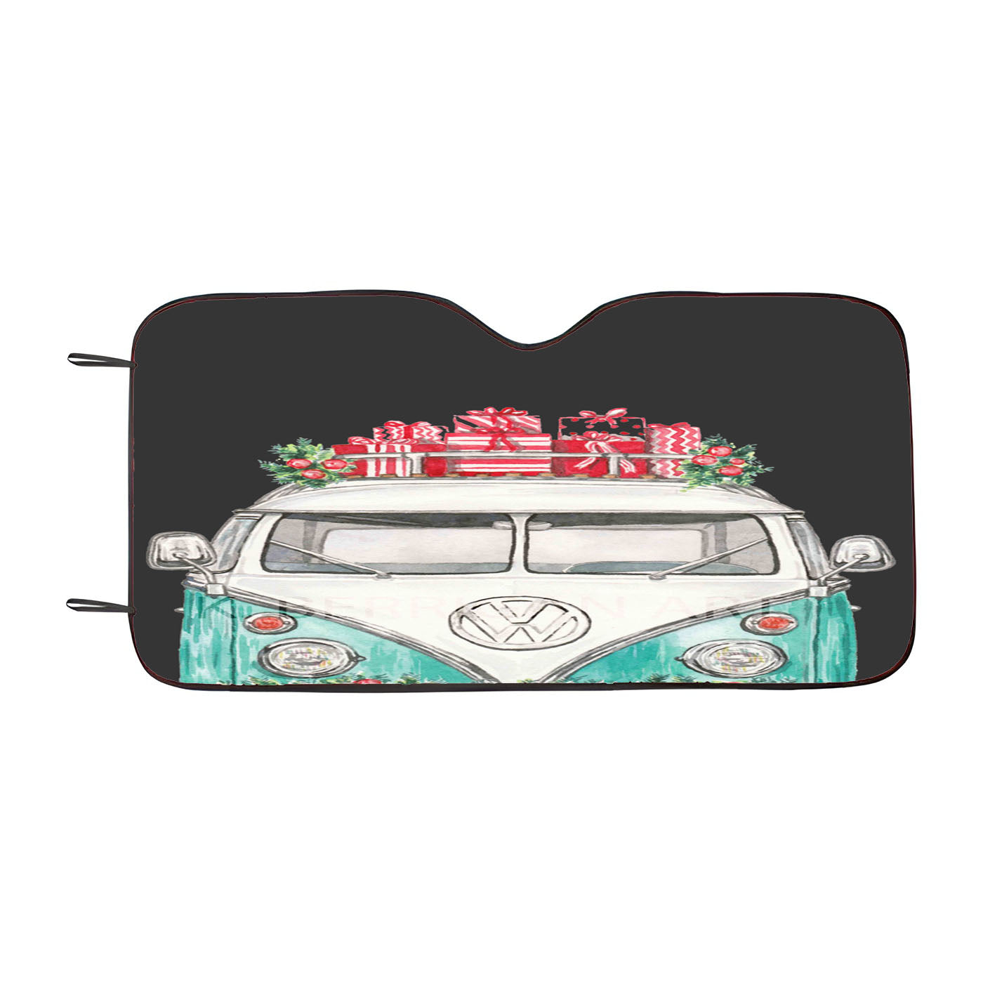Christmas Vw Car Auto Sun Shade Windshield Cover