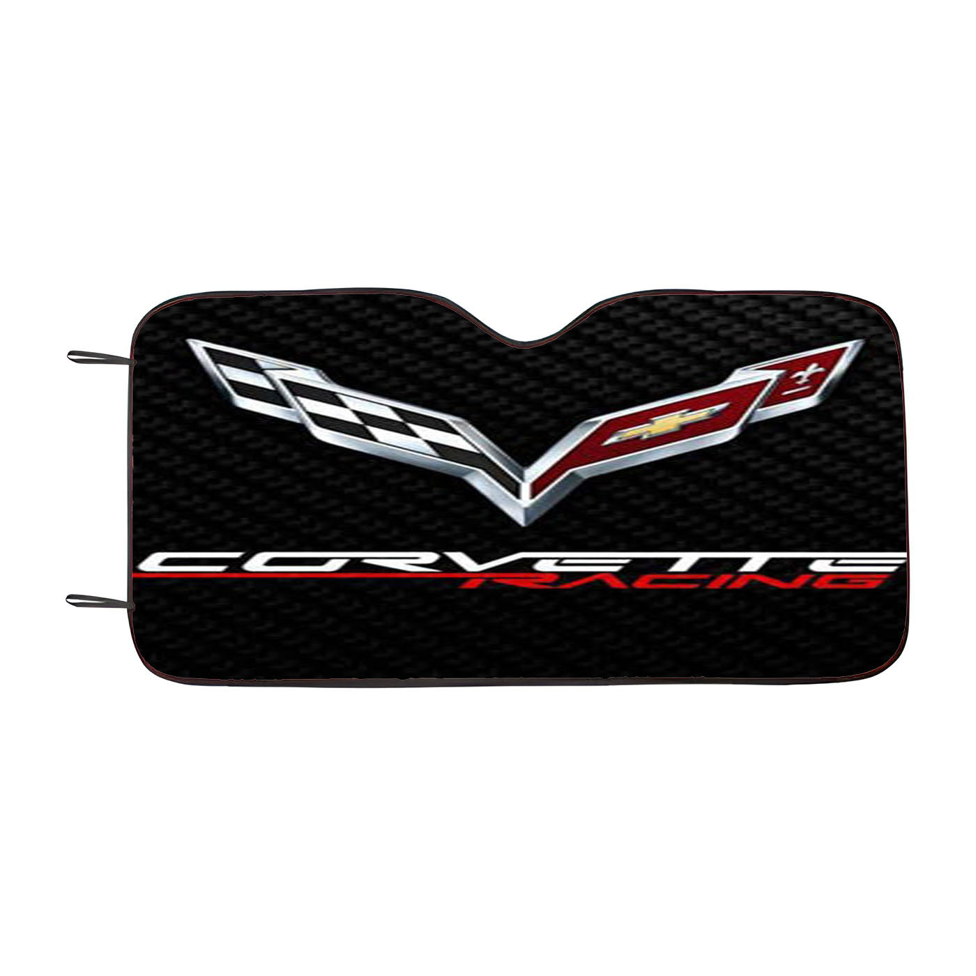 Corvette Logo Carbon Car Auto Sun Shade Windshield Cover