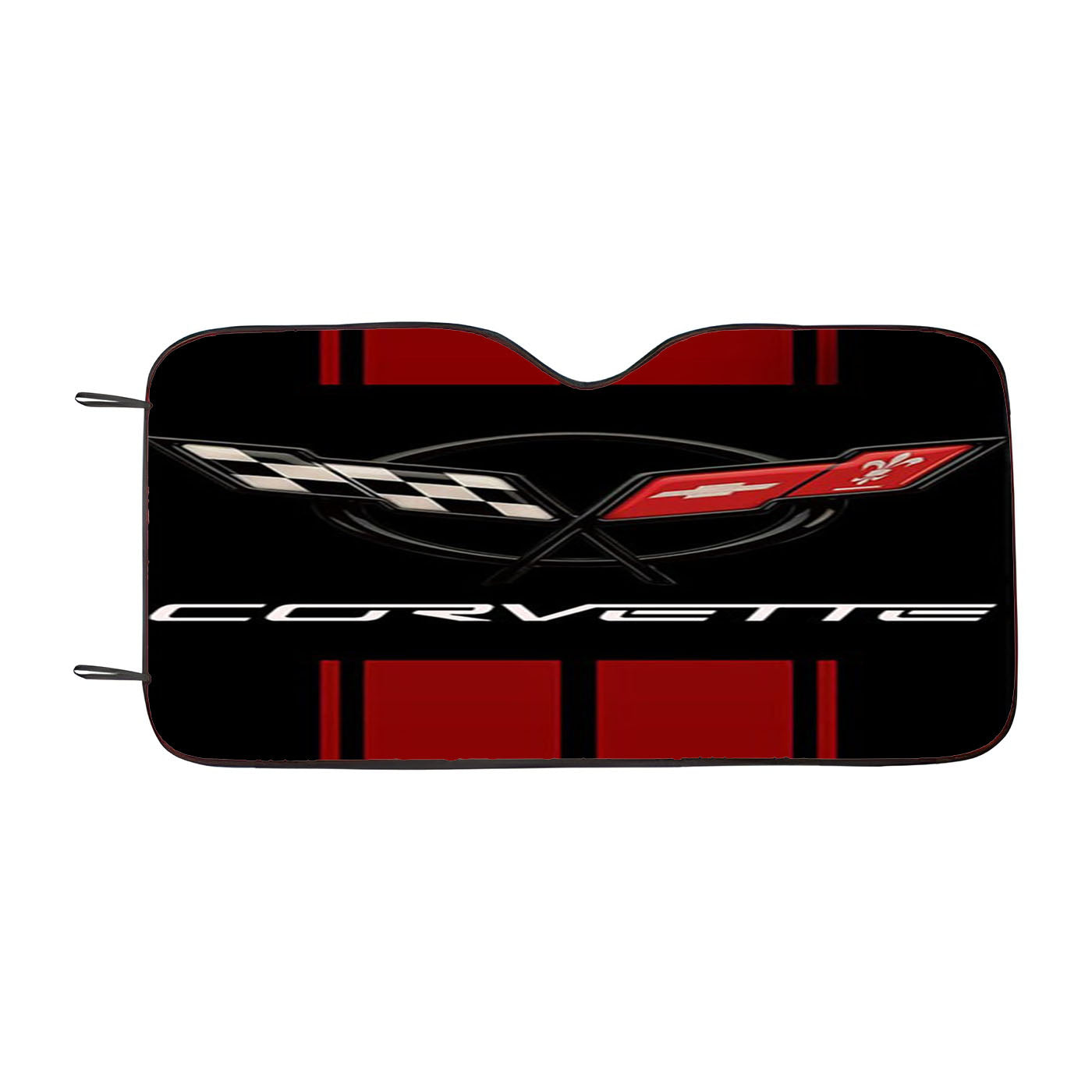 Corvette Racing Chevy Car Auto Sun Shade Windshield Cover