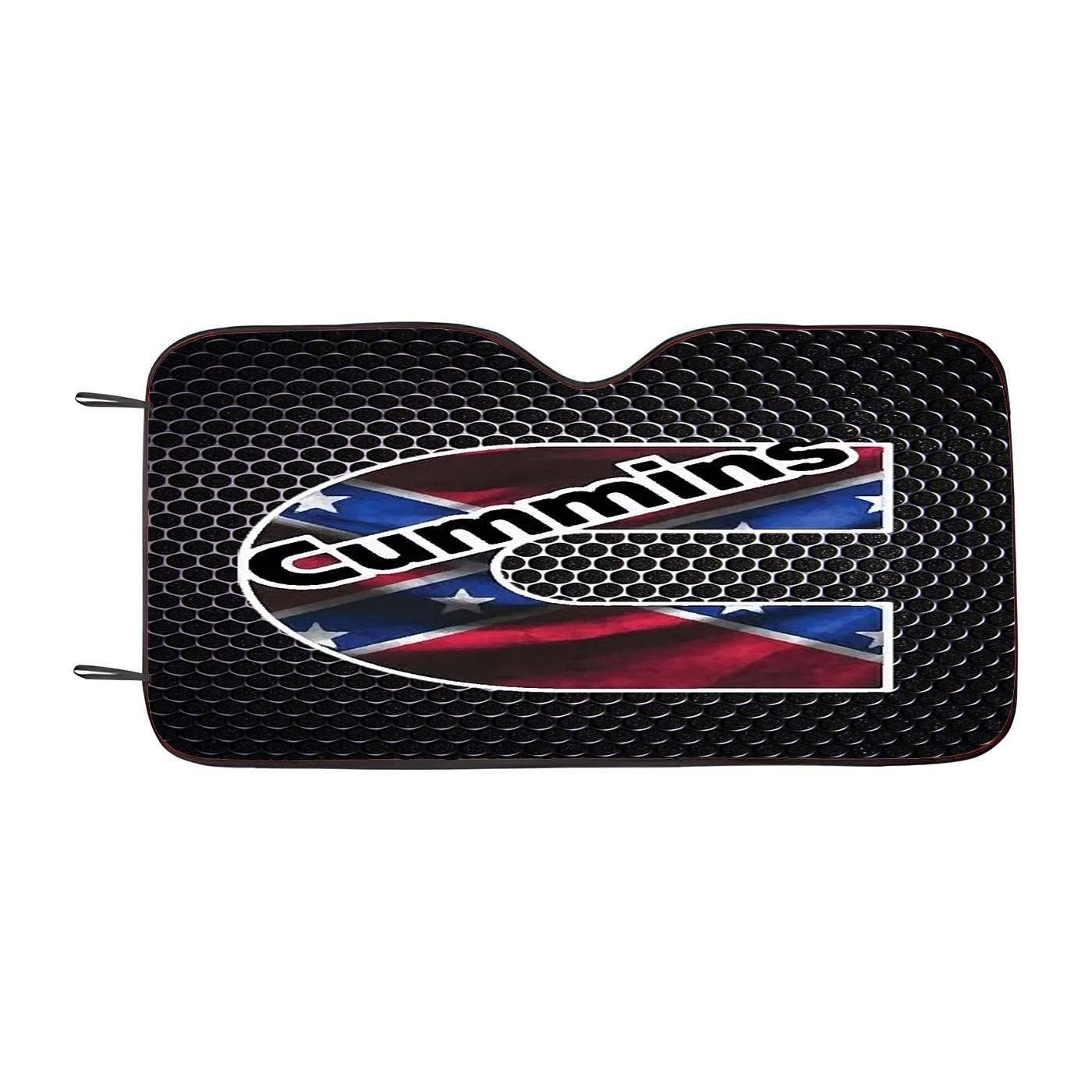 Cummins American Carbon Fiber Car Auto Sun Shade Windshield Cover