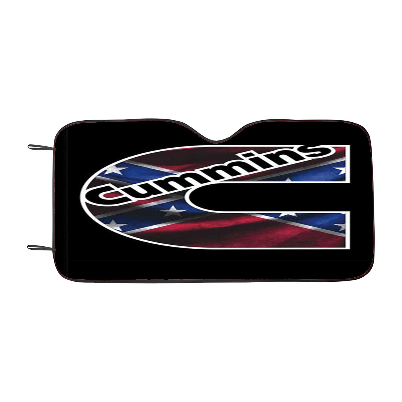 Cummins Flag Logo Car Auto Sun Shade Windshield Cover