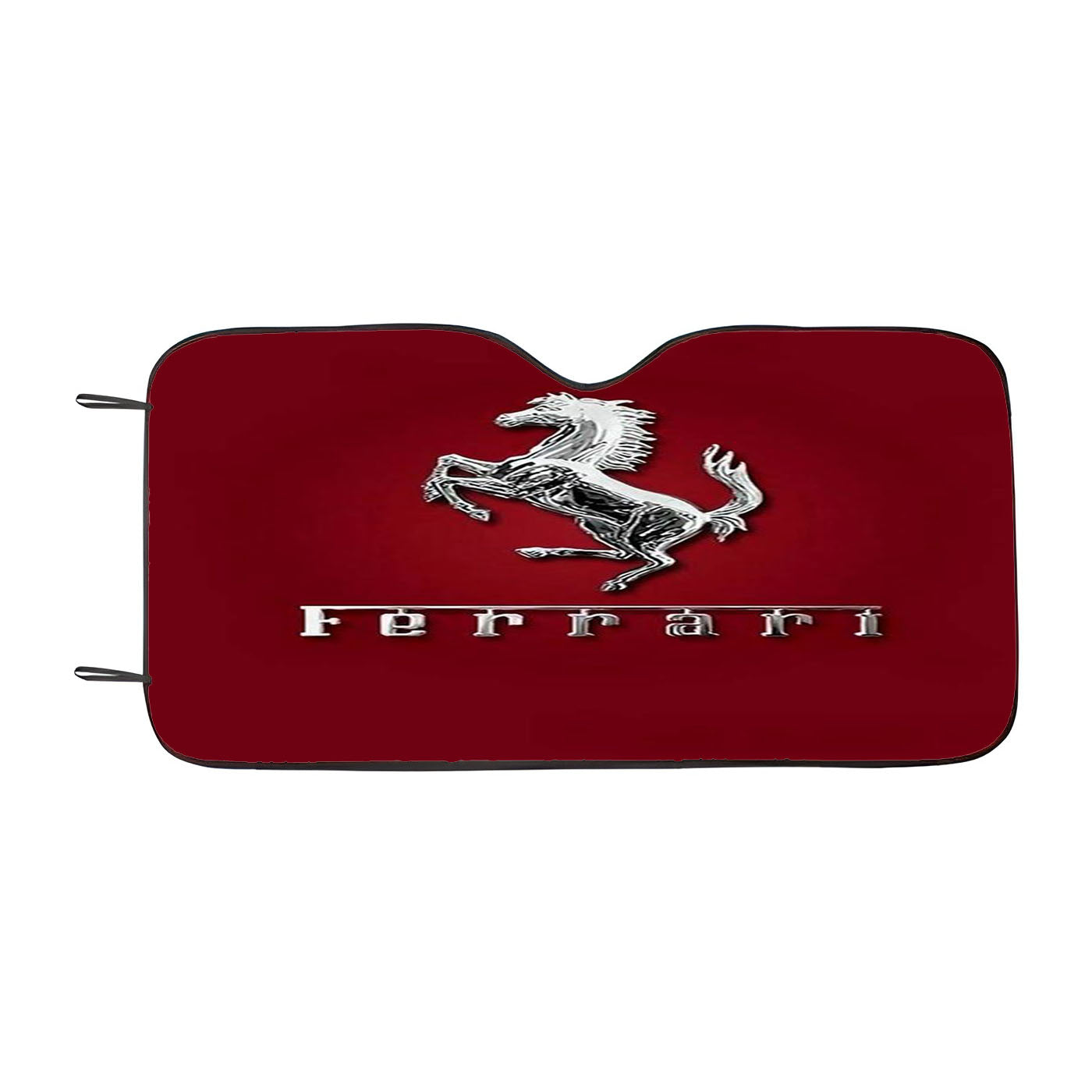 Ferrari In Red Background Car Auto Sun Shade Windshield Cover