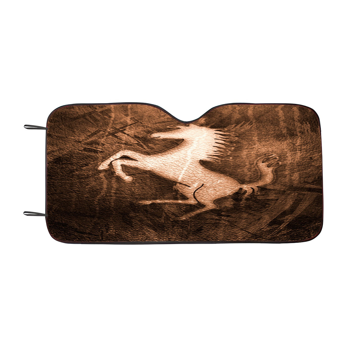 Ferrari Textured Car Auto Sun Shade Windshield Cover