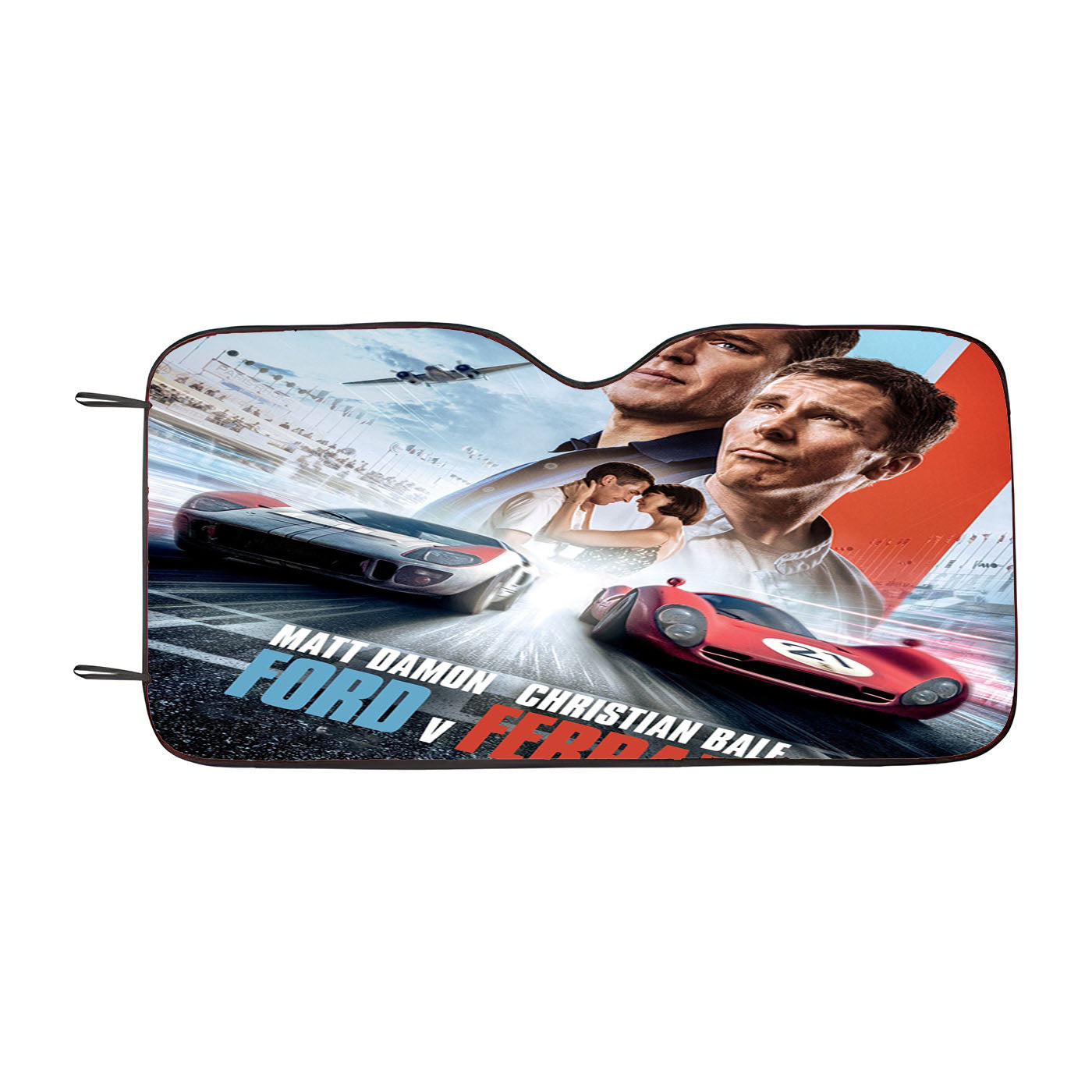 Ford Vs Ferrari Race Car Movie Poster Car Auto Sun Shade Windshield Cover