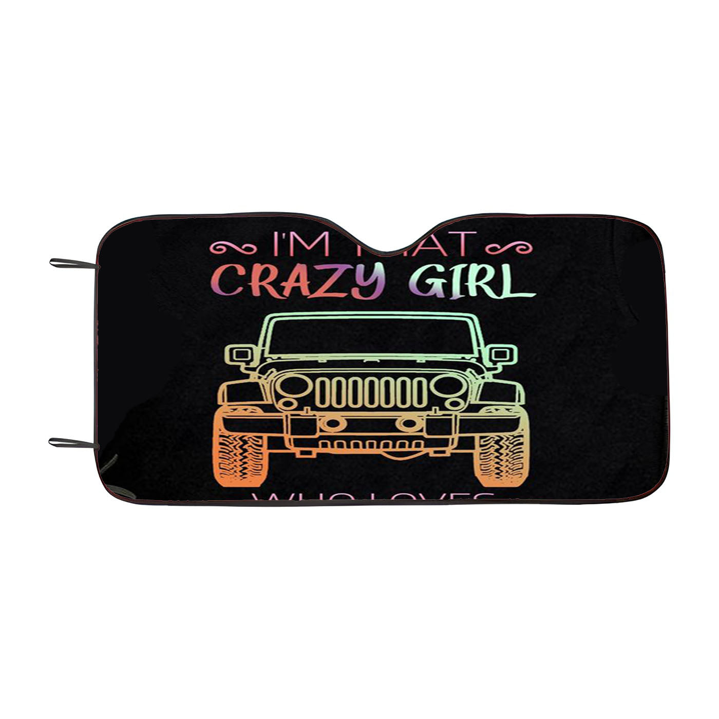 Jeep A Lot Car Auto Sun Shade Windshield Cover
