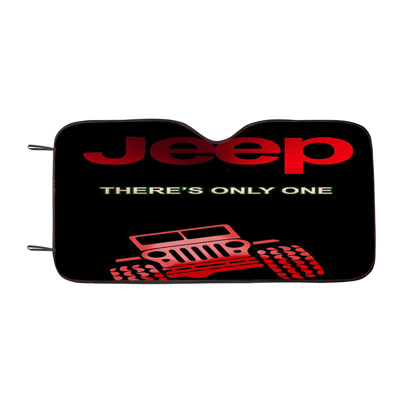 Jeep Only One Car Auto Sun Shade Windshield Cover