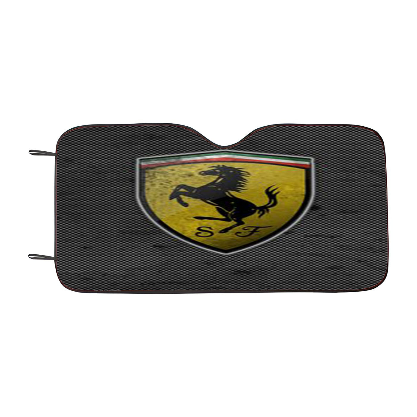 Porsche Logo Grey Background Car Auto Sun Shade Windshield Cover