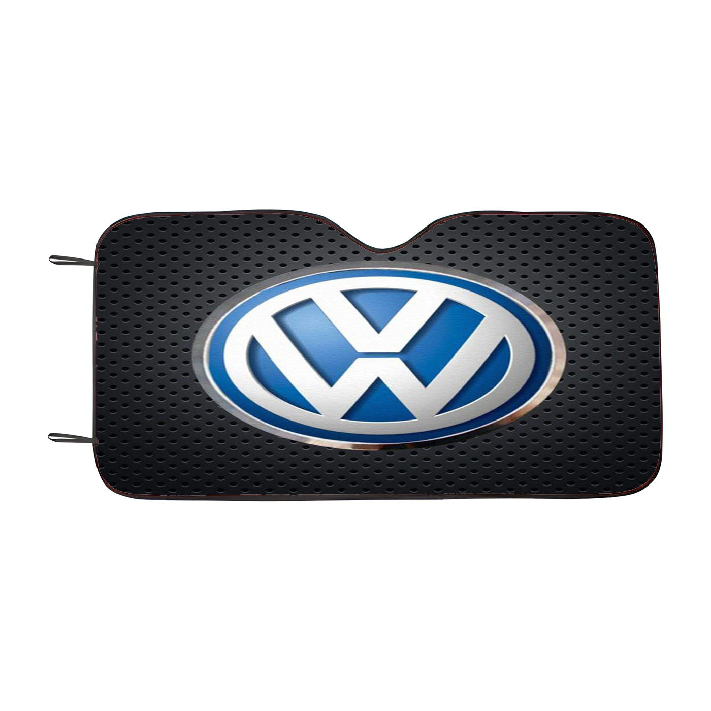 Vw Logo Black Carbon Car Auto Sun Shade Windshield Cover